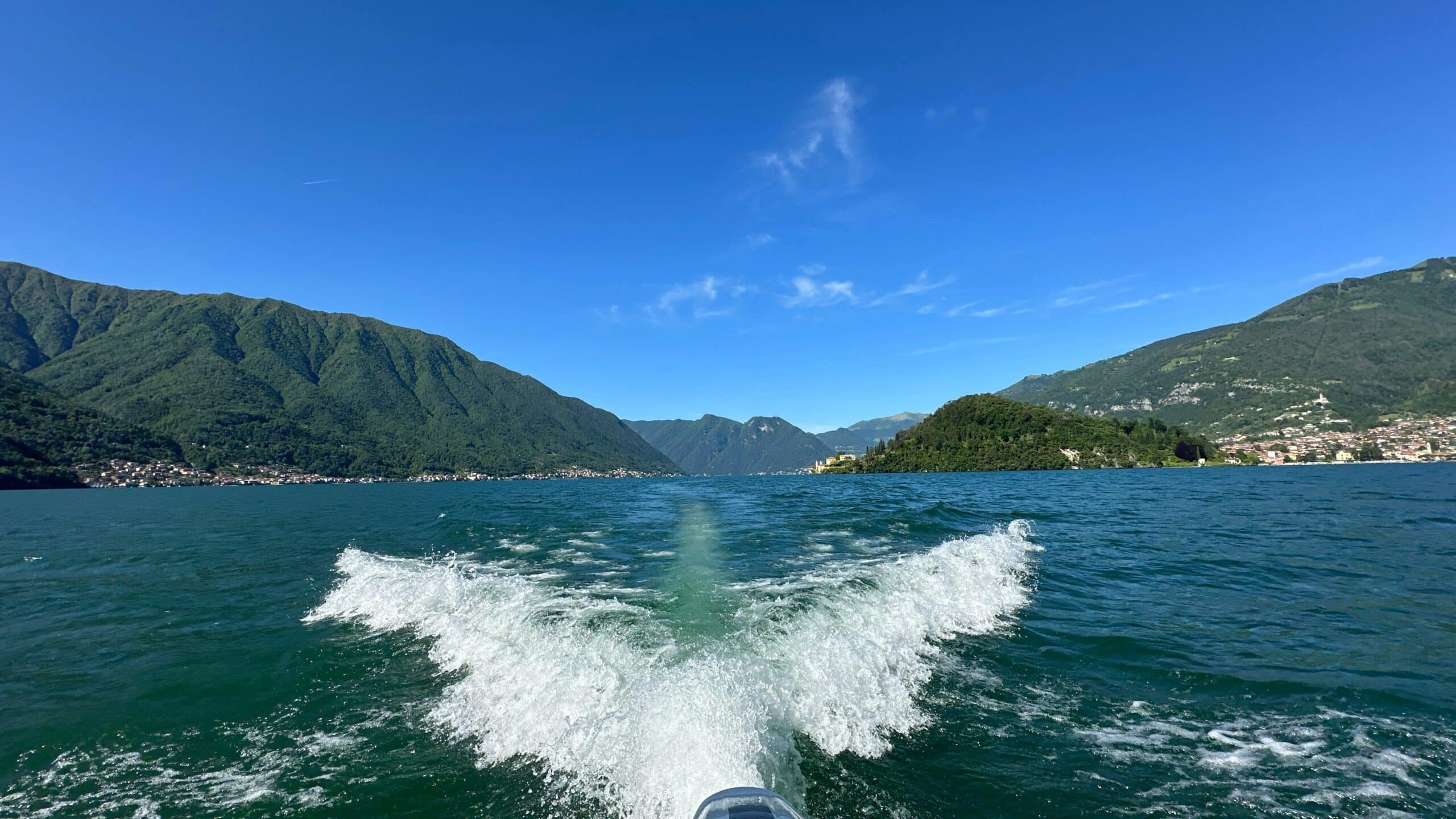 Luxury private boat rental on Lake Como
